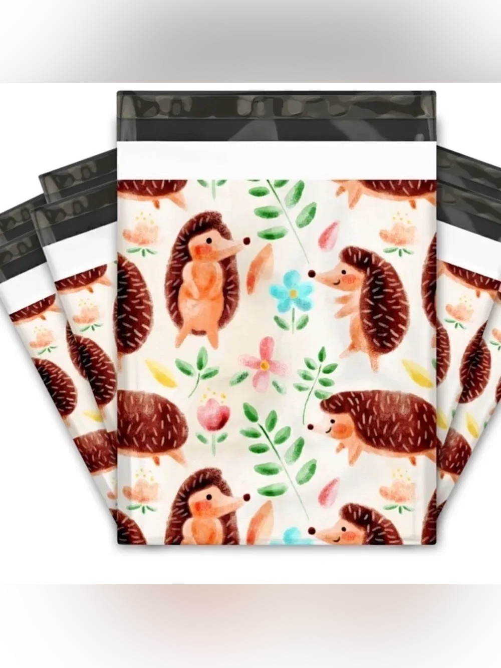 Hedgehog 10”x13” Waterproof Polymailers - Set of 15
